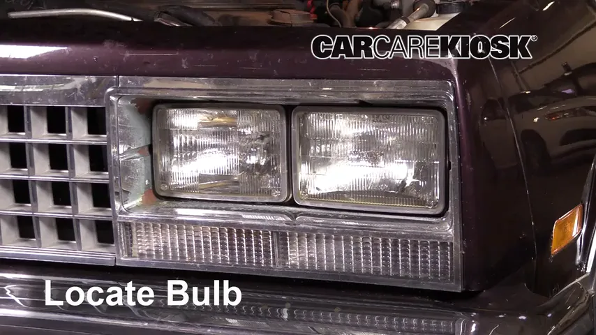 1987 Chevrolet El Camino 5.0L V8 Lights Headlight (replace bulb)